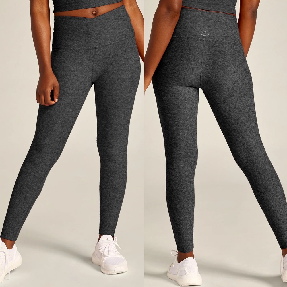 Beyond Yoga Spacedye At Your Leisure High Waisted Crossover Midi Legging Size M